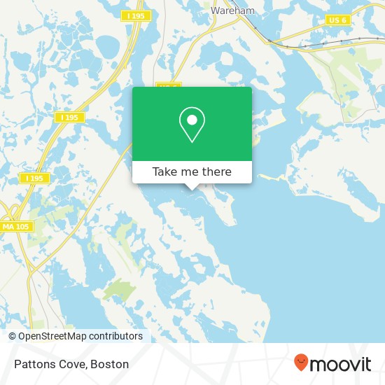 Pattons Cove map
