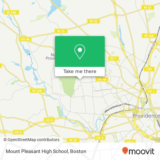 Mapa de Mount Pleasant High School