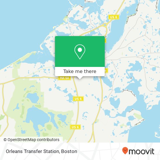Orleans Transfer Station map