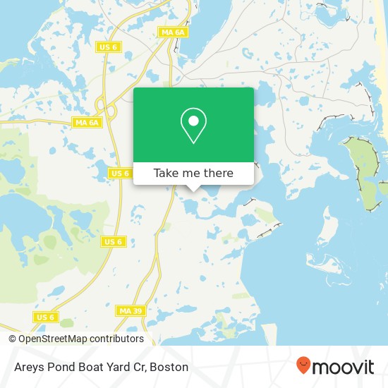 Mapa de Areys Pond Boat Yard Cr