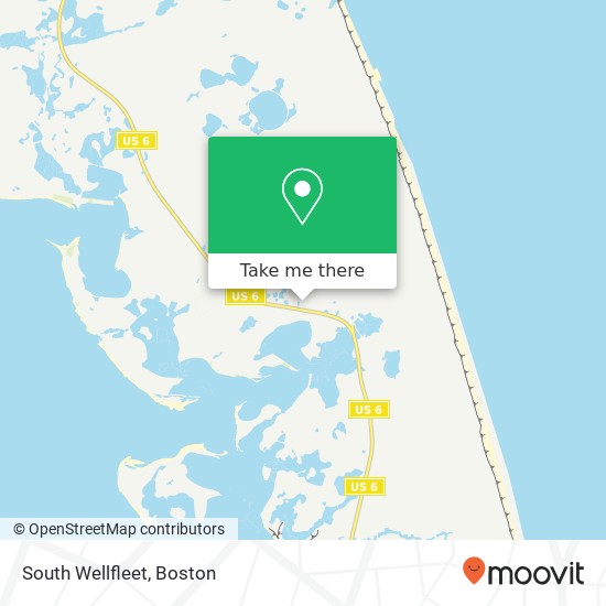 South Wellfleet map