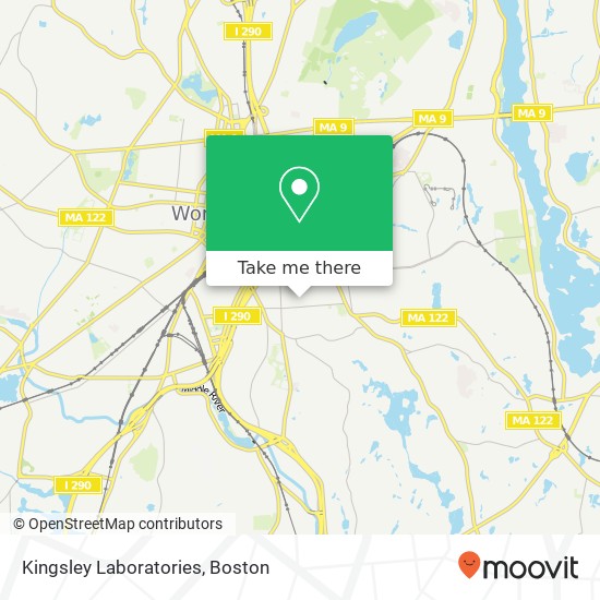 Kingsley Laboratories map