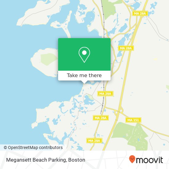 Mapa de Megansett Beach Parking