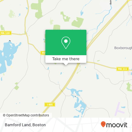 Bamford Land map