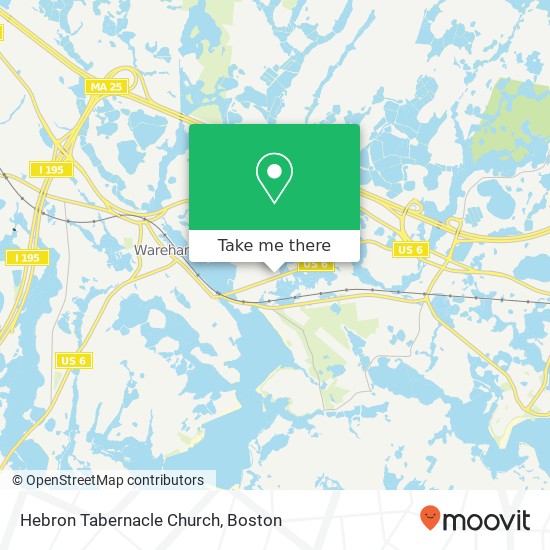 Hebron Tabernacle Church map