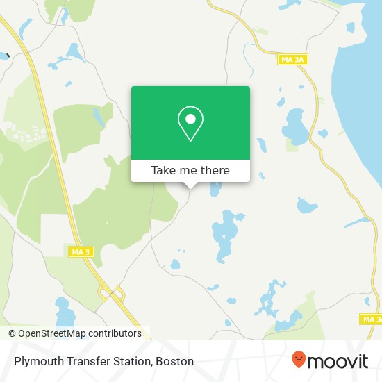 Plymouth Transfer Station map