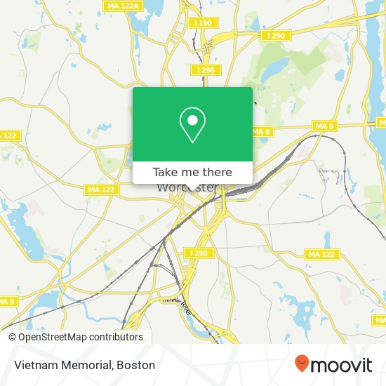 Vietnam Memorial map