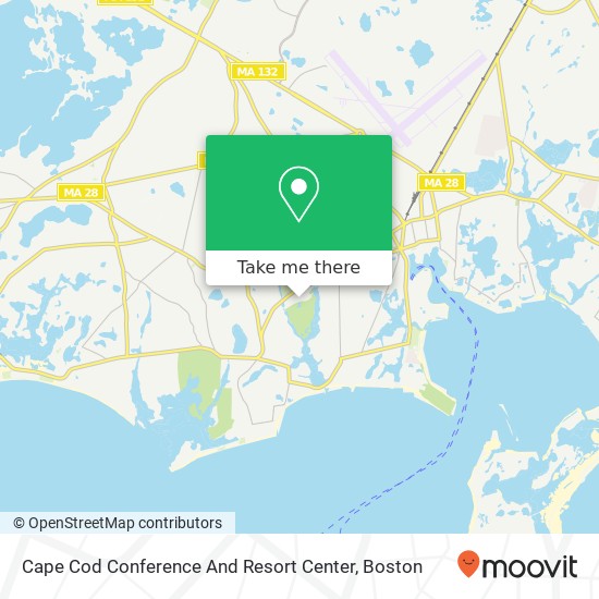 Cape Cod Conference And Resort Center map