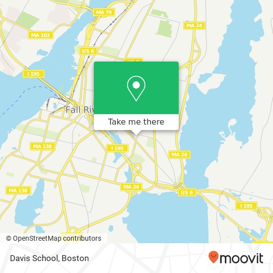 Mapa de Davis School