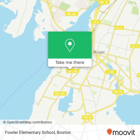 Mapa de Fowler Elementary School