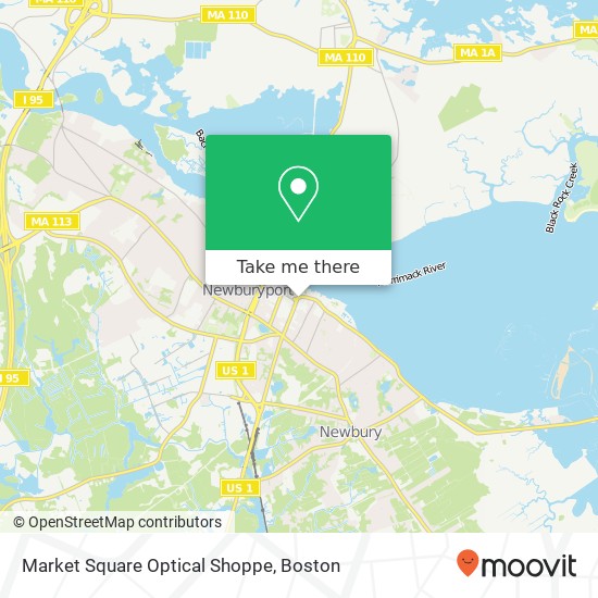 Market Square Optical Shoppe map