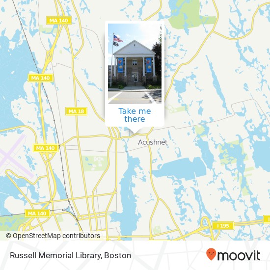 Russell Memorial Library map