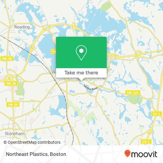 Northeast Plastics map