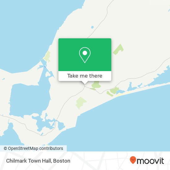 Chilmark Town Hall map