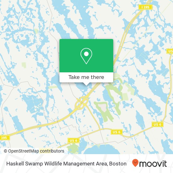 Mapa de Haskell Swamp Wildlife Management Area