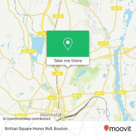 Brittan Square Honor Roll map