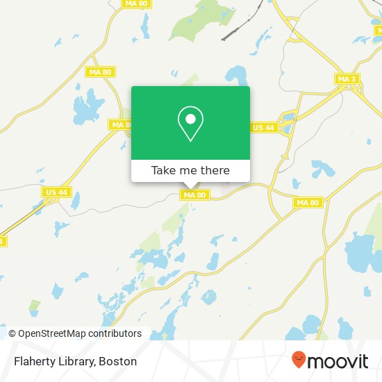 Mapa de Flaherty Library