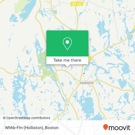 Mapa de Whhb-Fm (Holliston)