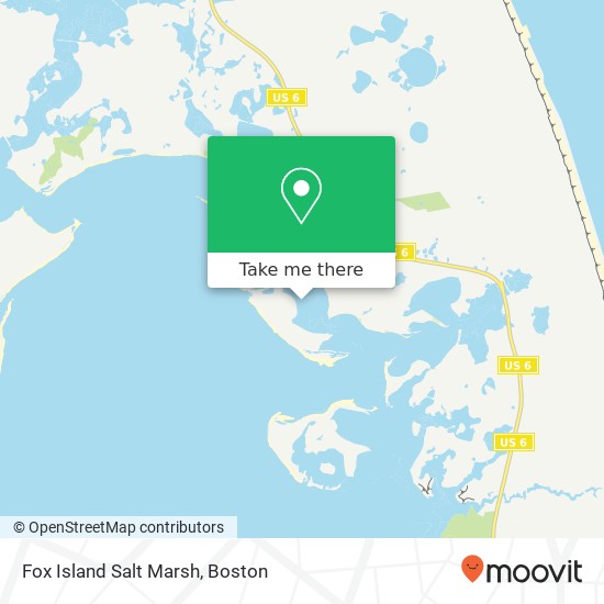 Fox Island Salt Marsh map