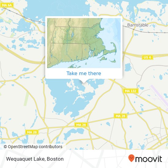 Mapa de Wequaquet Lake