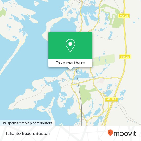 Mapa de Tahanto Beach