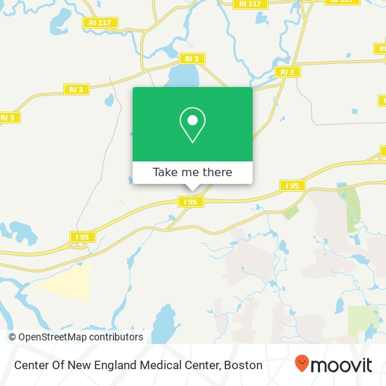 Center Of New England Medical Center map