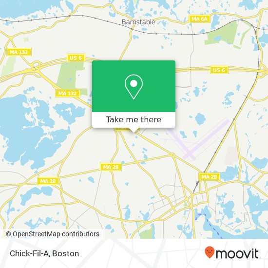 Chick-Fil-A map