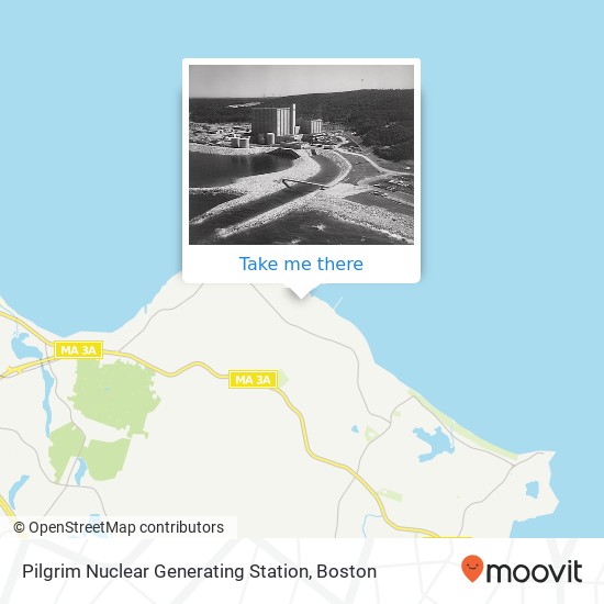 Mapa de Pilgrim Nuclear Generating Station