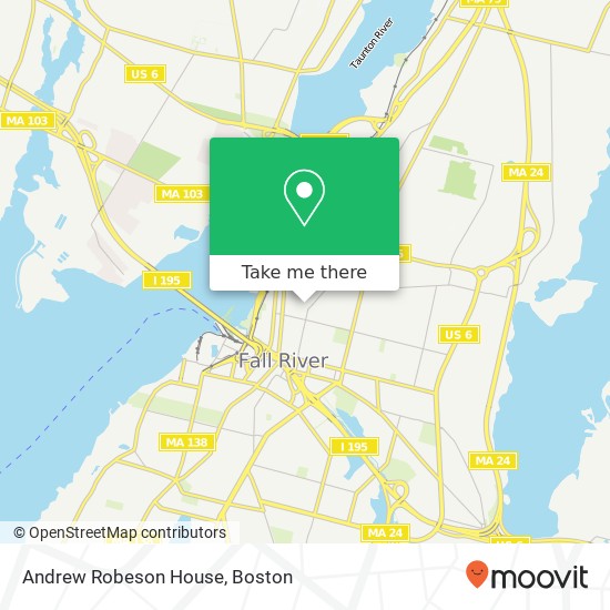 Mapa de Andrew Robeson House