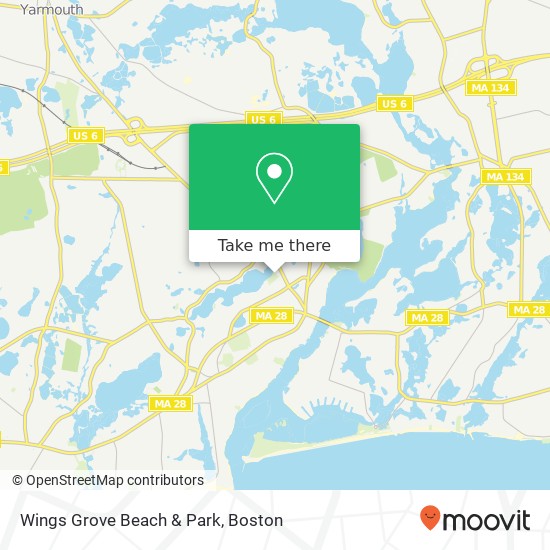 Wings Grove Beach & Park map