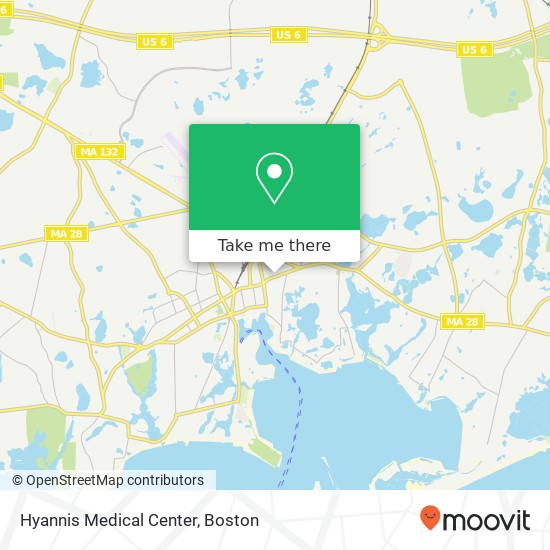 Mapa de Hyannis Medical Center