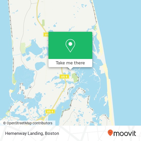 Hemenway Landing map