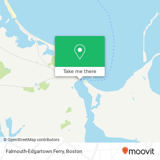Mapa de Falmouth-Edgartown Ferry