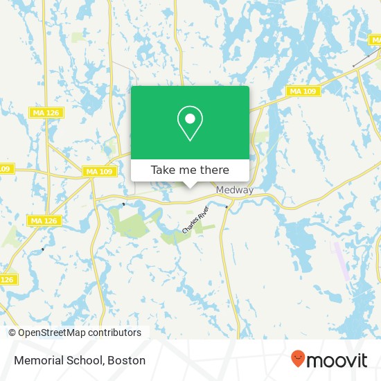 Mapa de Memorial School