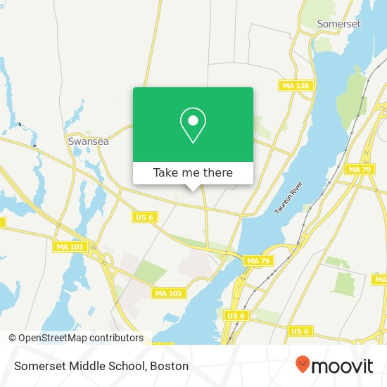 Mapa de Somerset Middle School