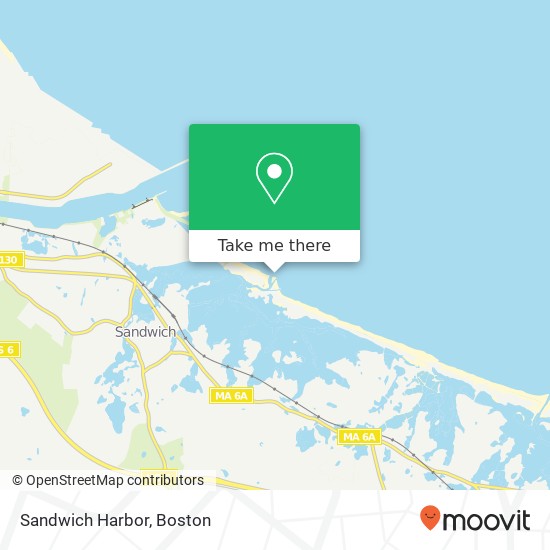 Mapa de Sandwich Harbor