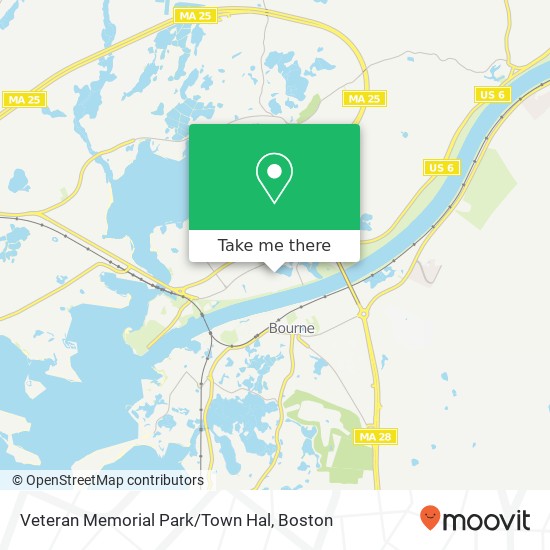 Mapa de Veteran Memorial Park/Town Hal