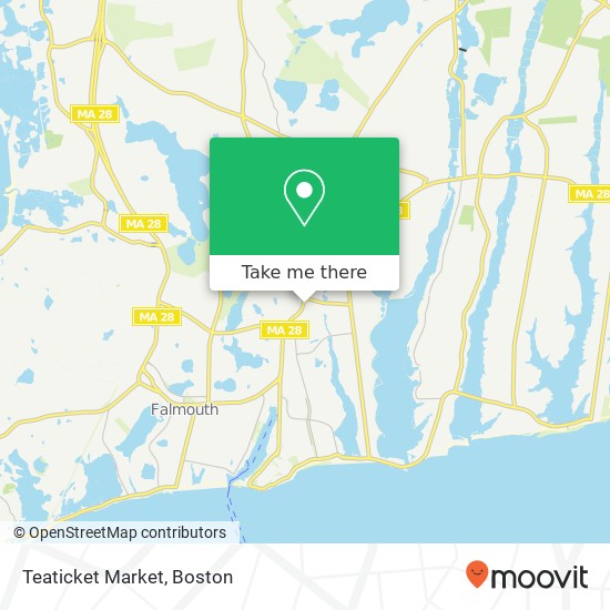 Mapa de Teaticket Market