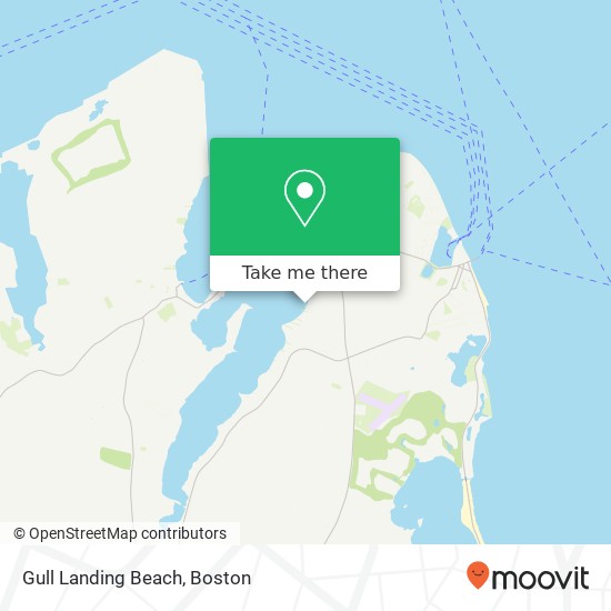 Gull Landing Beach map