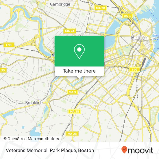Mapa de Veterans Memoriall Park Plaque