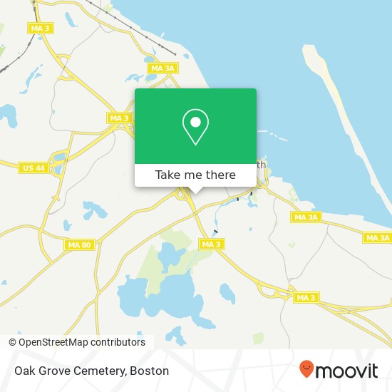 Mapa de Oak Grove Cemetery