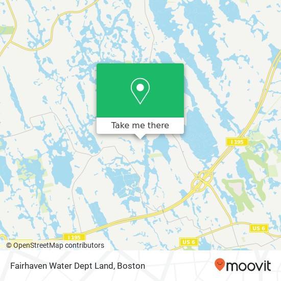 Mapa de Fairhaven Water Dept Land