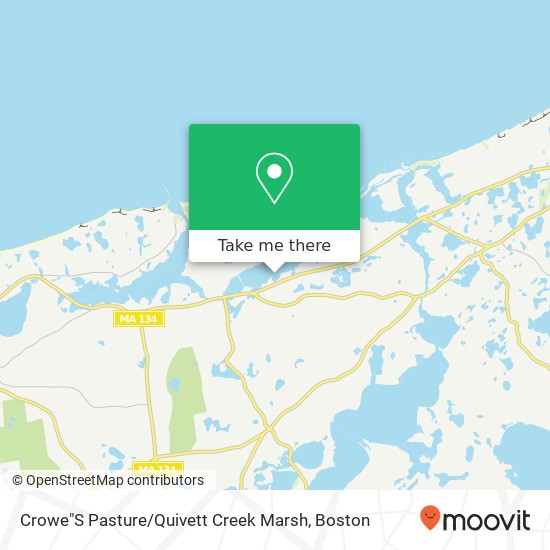 Crowe"S Pasture / Quivett Creek Marsh map