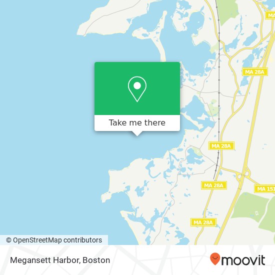Mapa de Megansett Harbor