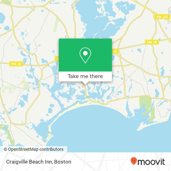 Mapa de Craigville Beach Inn