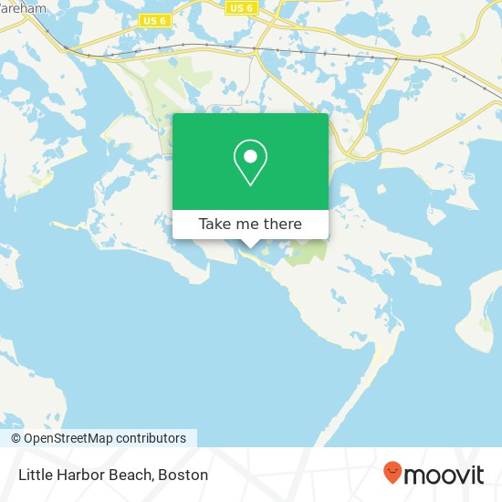 Little Harbor Beach map