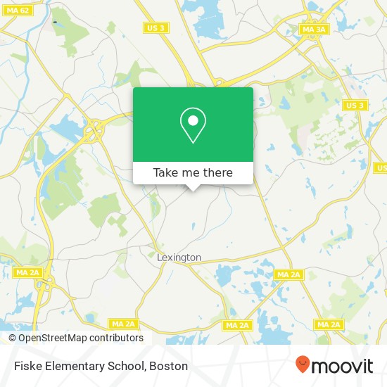 Mapa de Fiske Elementary School