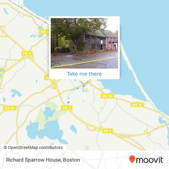 Richard Sparrow House map