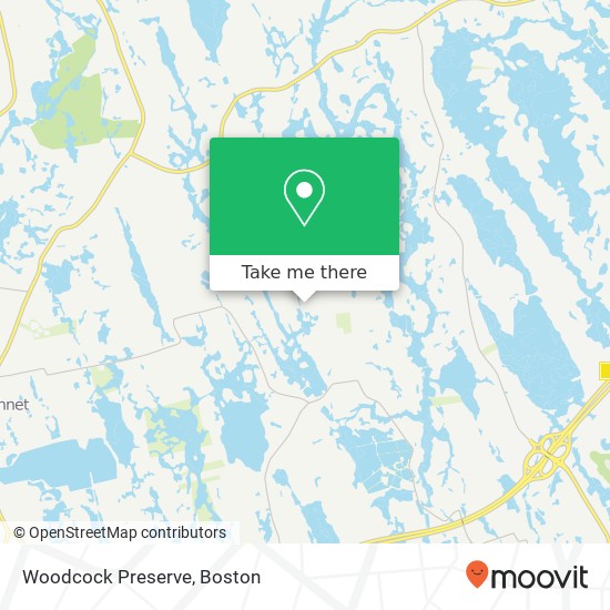 Mapa de Woodcock Preserve