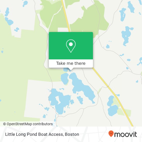 Little Long Pond Boat Access map